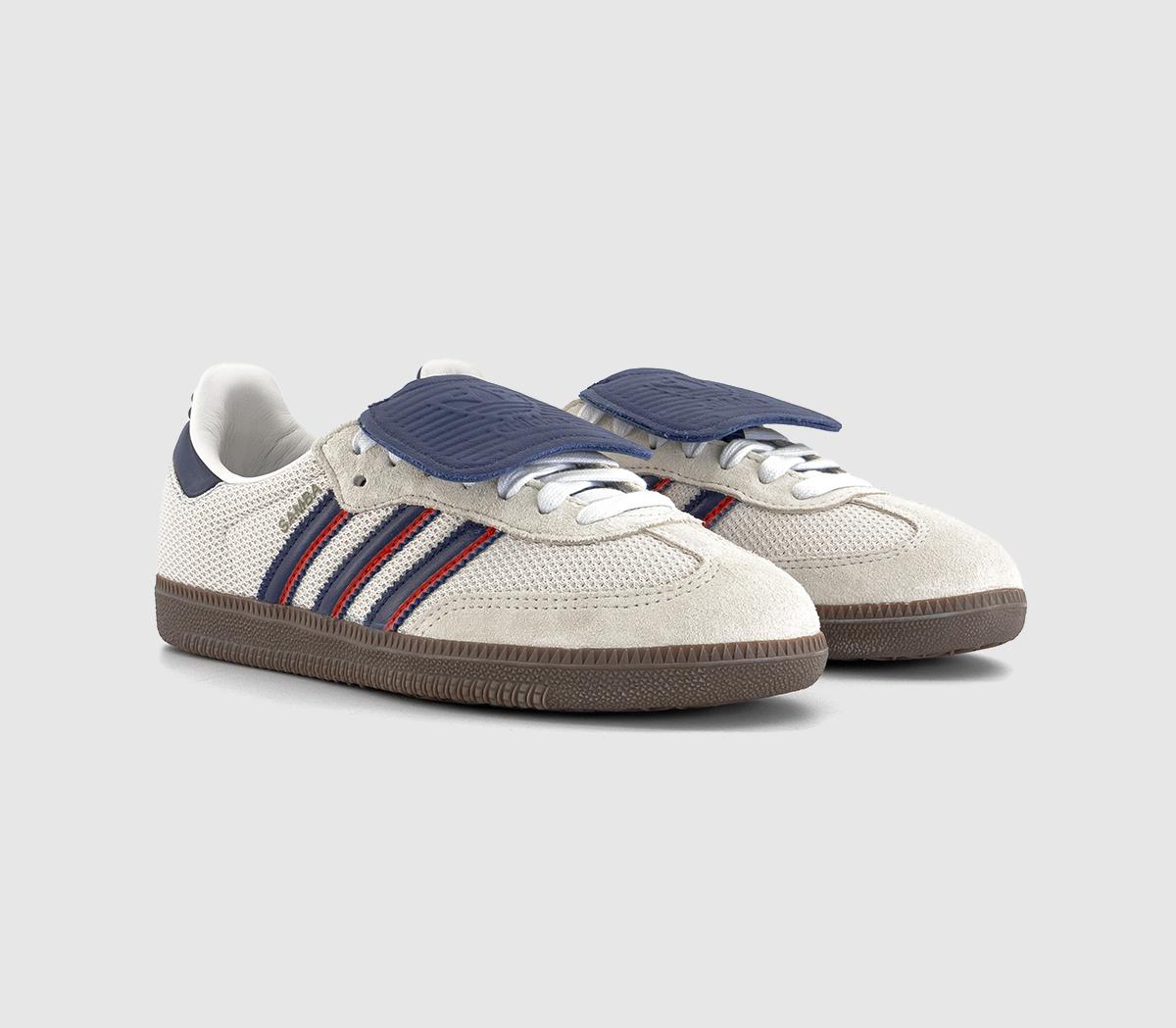 adidasSamba LT Trainers adidasSamba LT TrainersCrystal White Dark Blue Gum