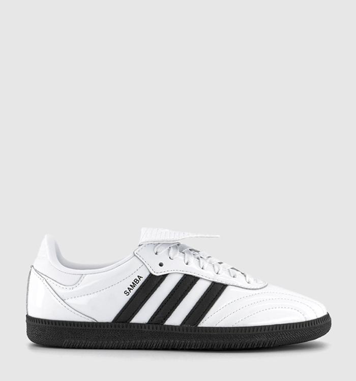 adidas Samba LT Trainers Core White Black Patent