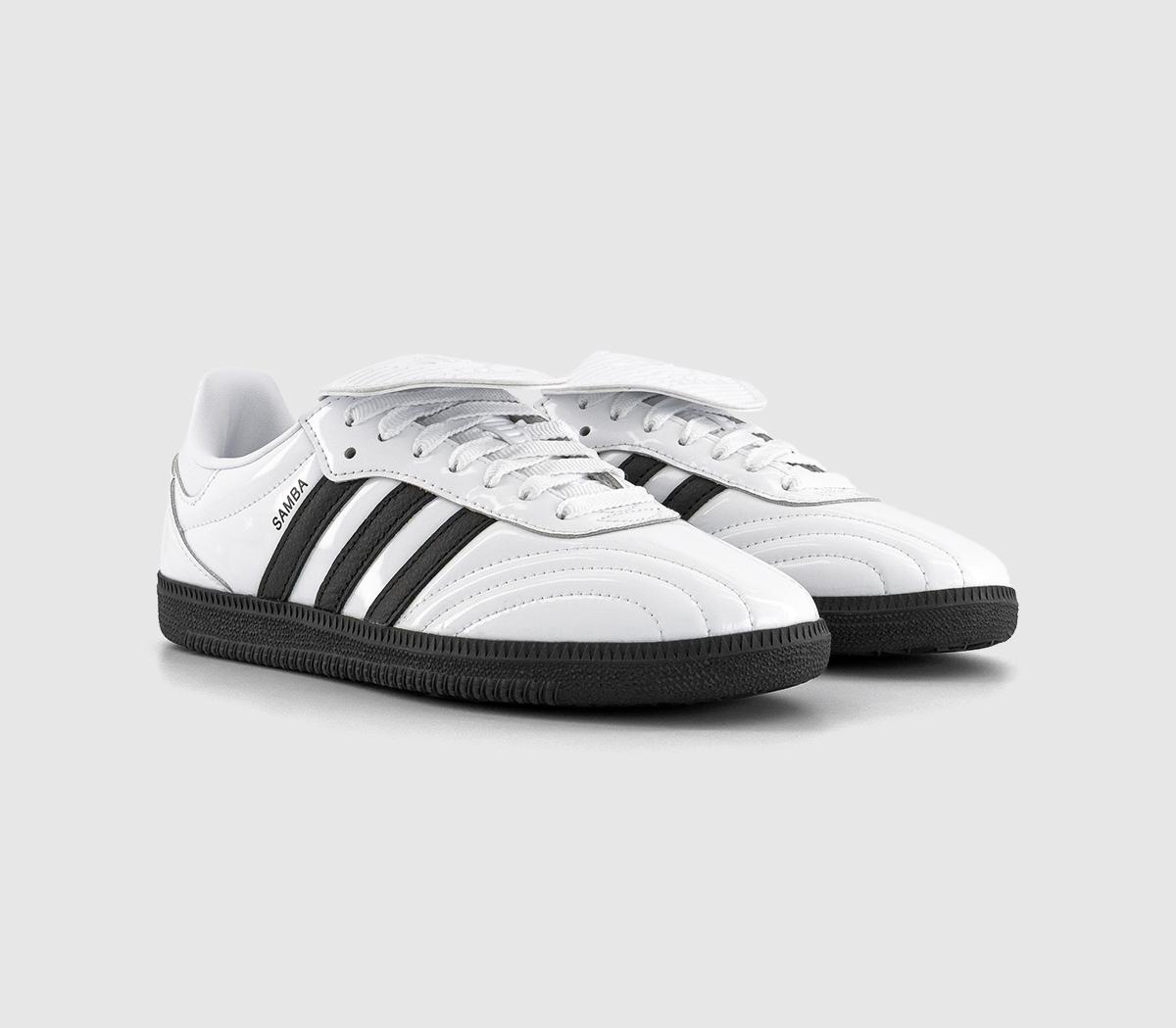 adidas Samba LT Trainers adidas Samba LT Trainers Core White Black Patent