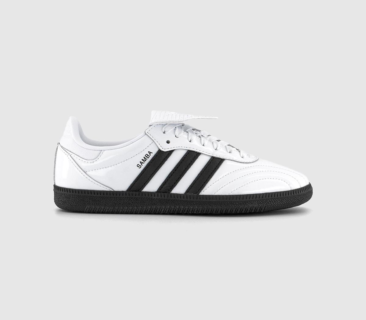 adidasSamba LT Trainers adidasSamba LT TrainersCore White Black Patent