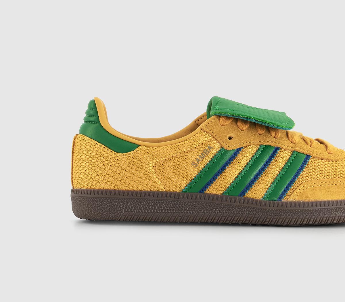 adidasSamba LT Trainers adidasSamba LT TrainersPreloved Yellow Green Gum