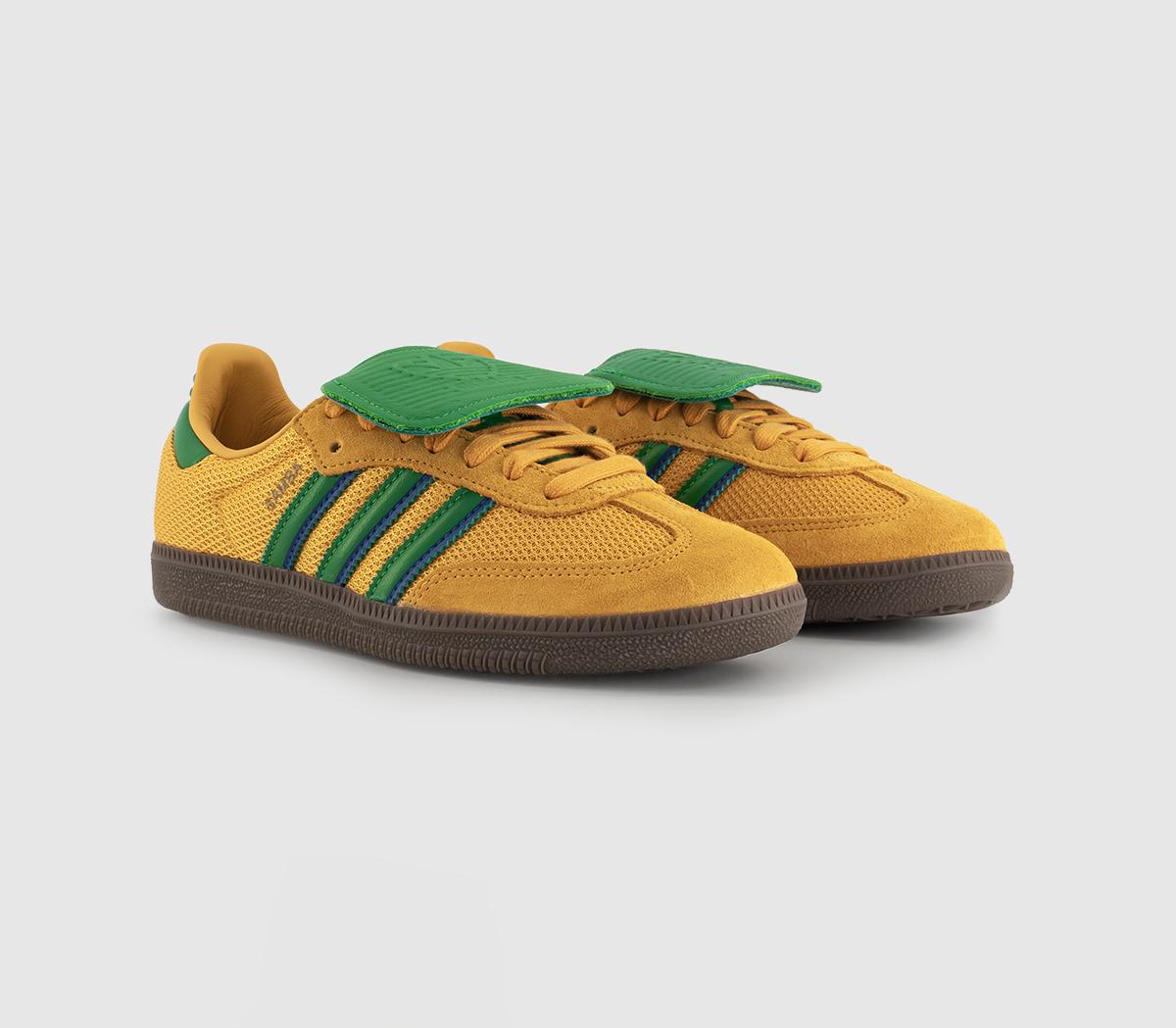adidasSamba LT Trainers adidasSamba LT TrainersPreloved Yellow Green Gum