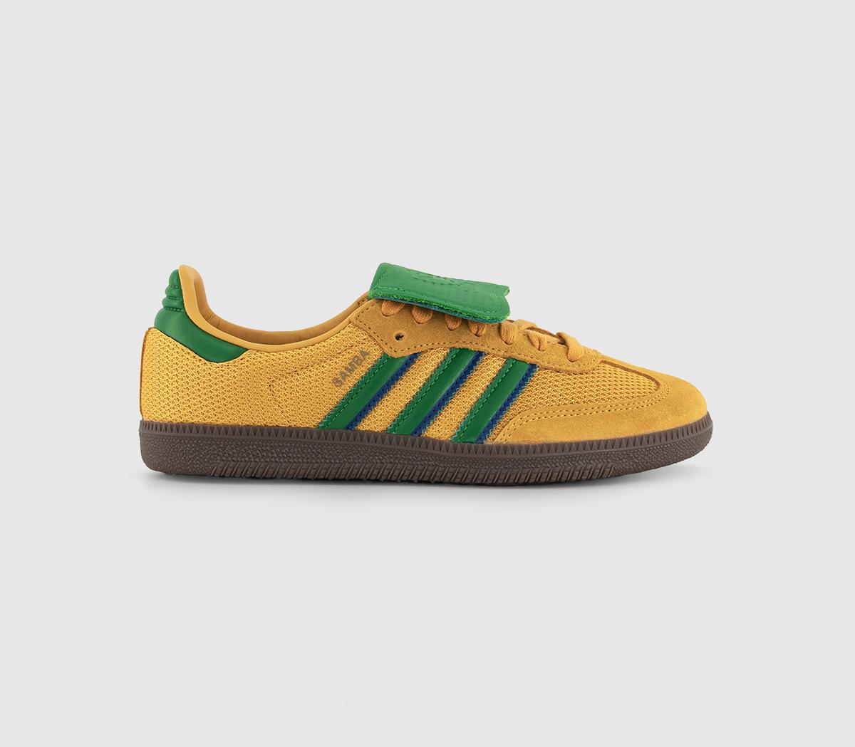 Adidas green yellow trainers online