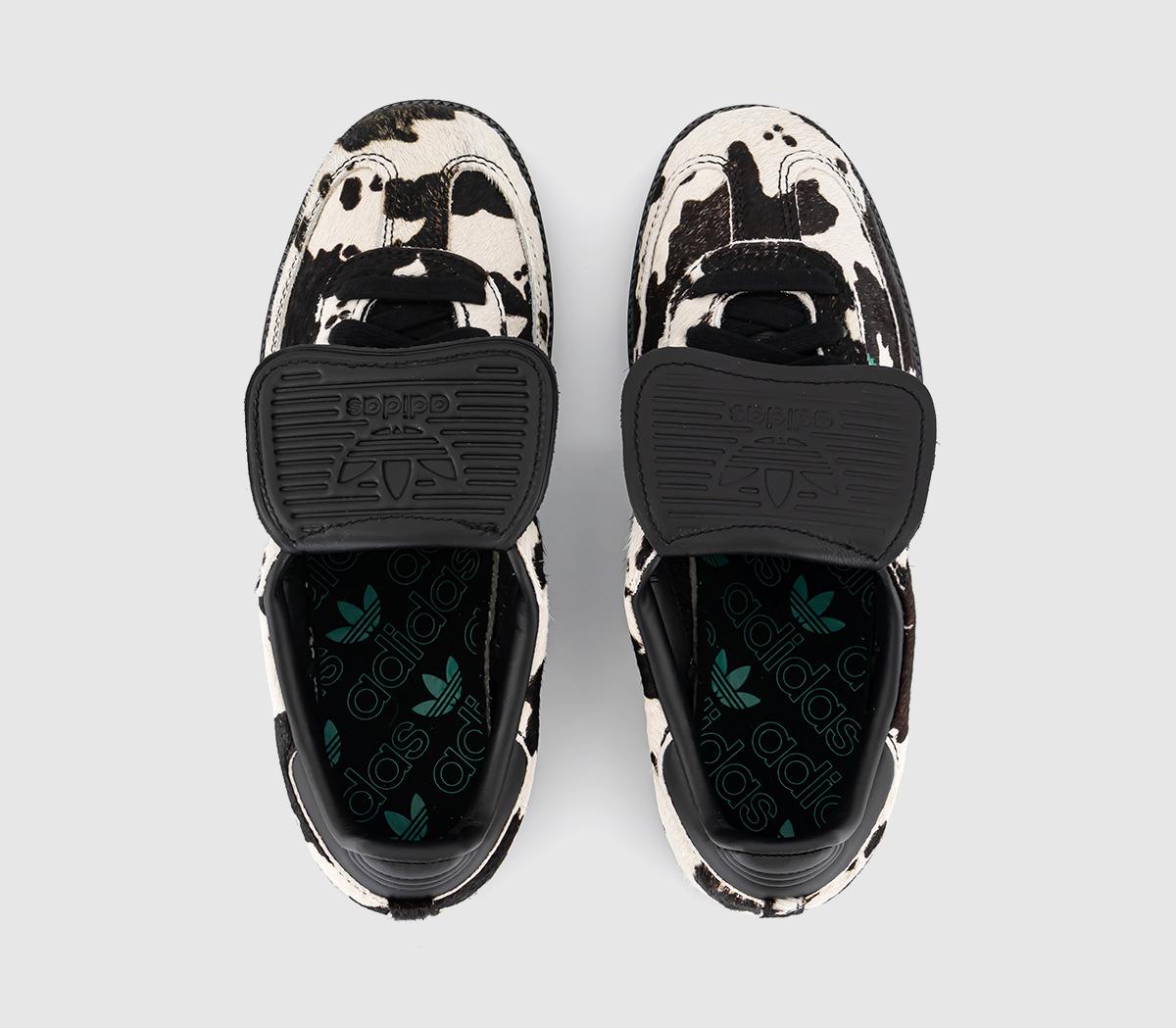 adidasSamba LT TrainersBlack Green Cow Print