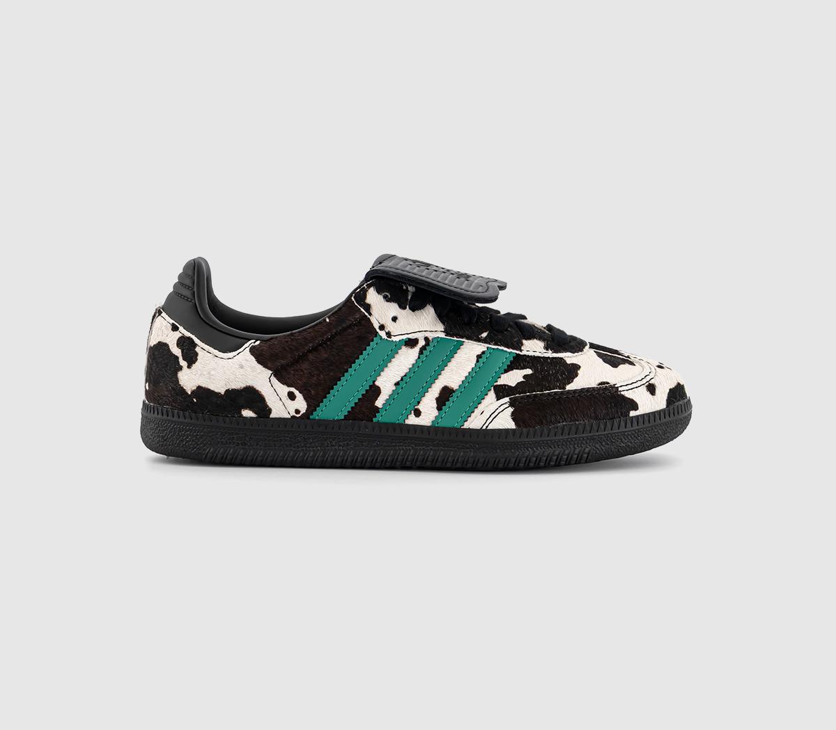 adidasSamba LT TrainersBlack Green Cow Print