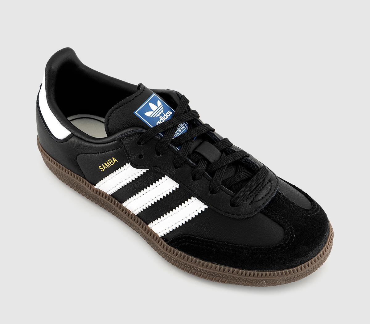 adidas Samba Og Youth Trainers Black White - adidas Samba