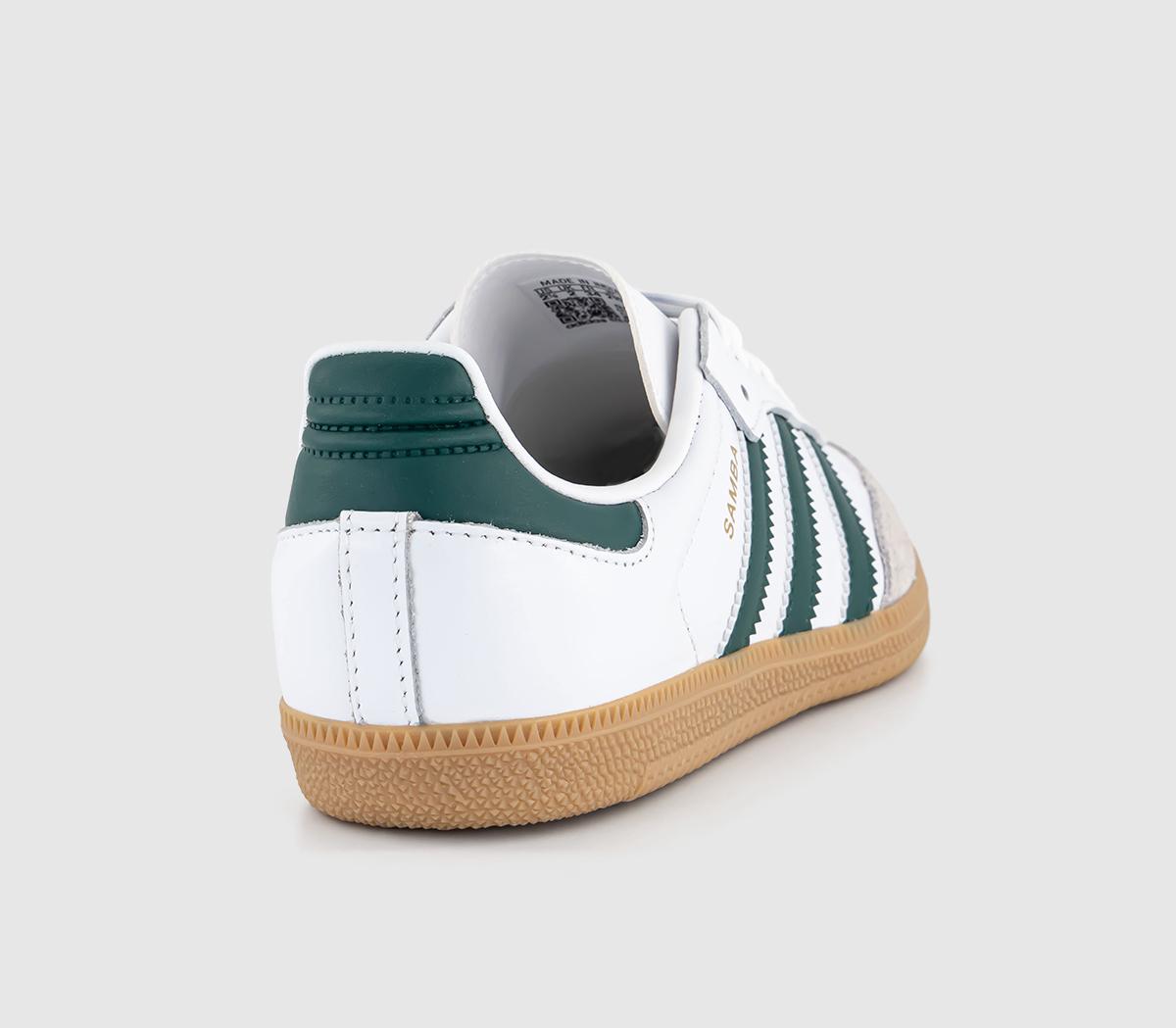 adidasSamba OG Youth Trainers adidasSamba OG Youth TrainersWhite Collegiate Green Gum