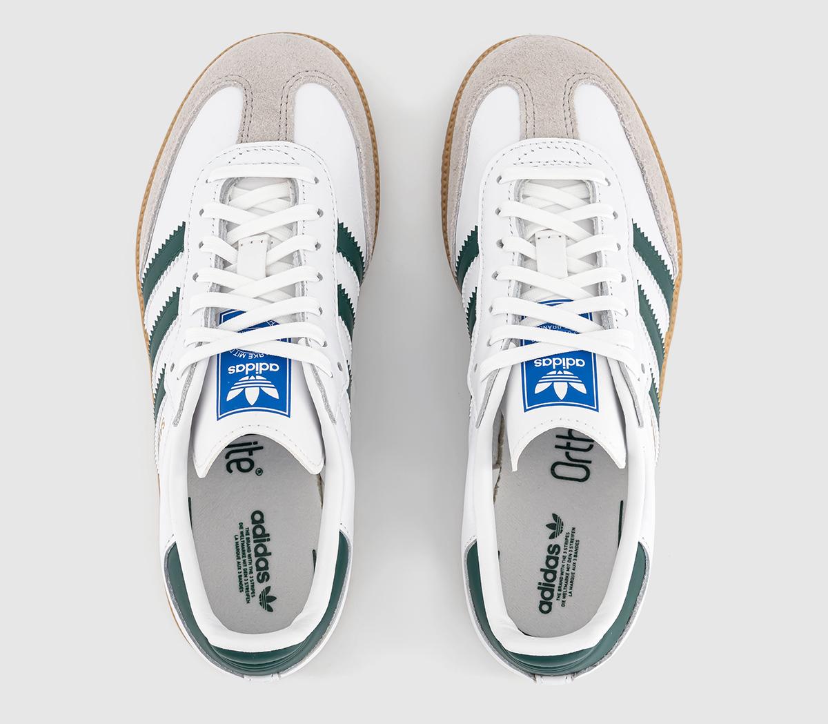 adidasSamba OG Youth Trainers adidasSamba OG Youth TrainersWhite Collegiate Green Gum