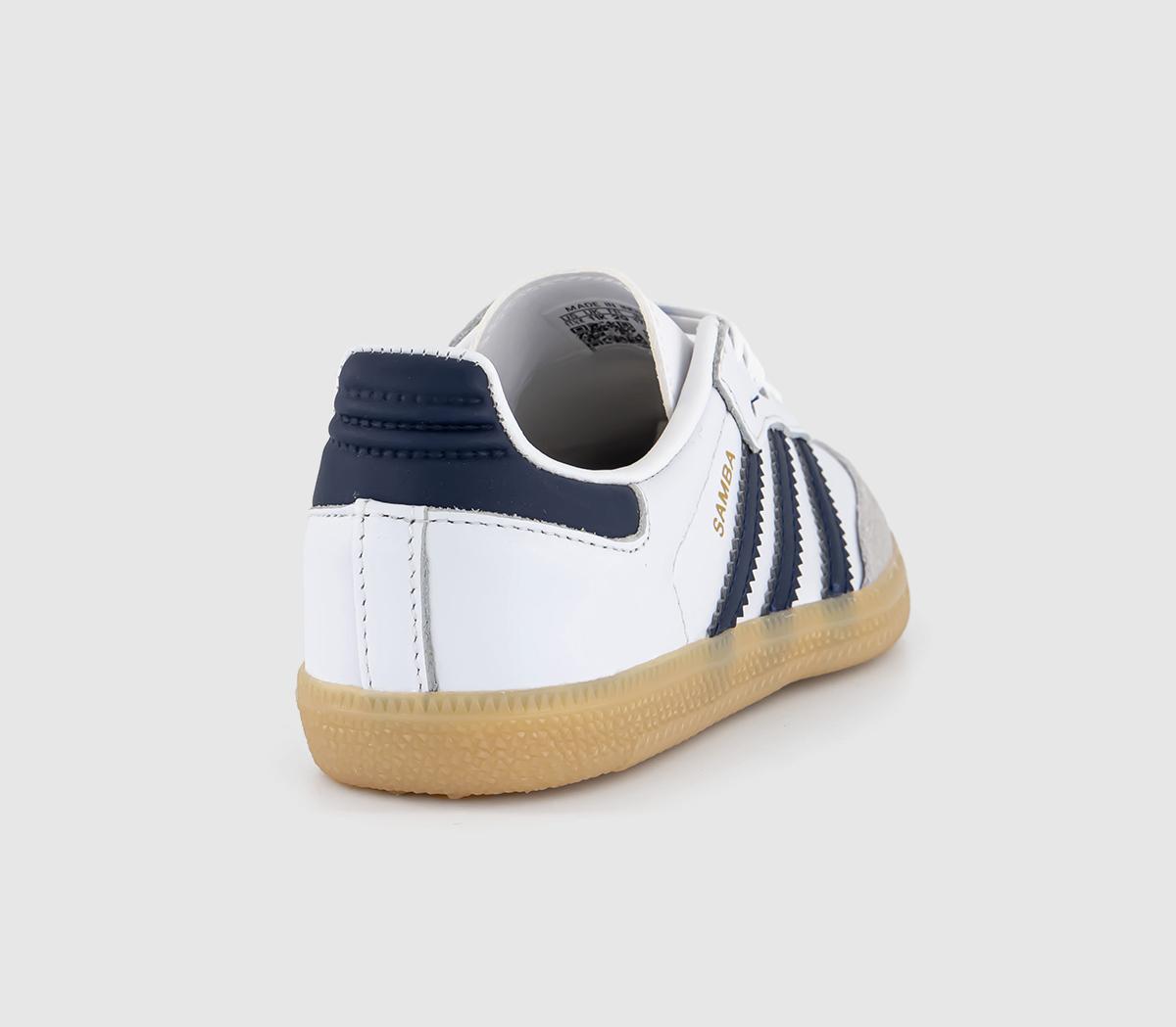 adidasSamba OG Youth TrainersWhite Collegiate Navy Gum