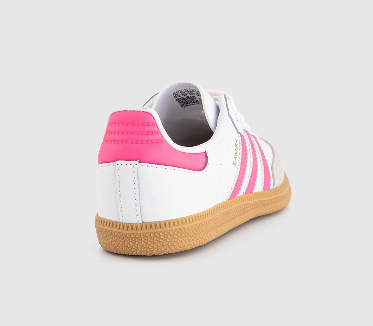 adidasSamba OG Youth TrainersWhite Lucid Pink Gum