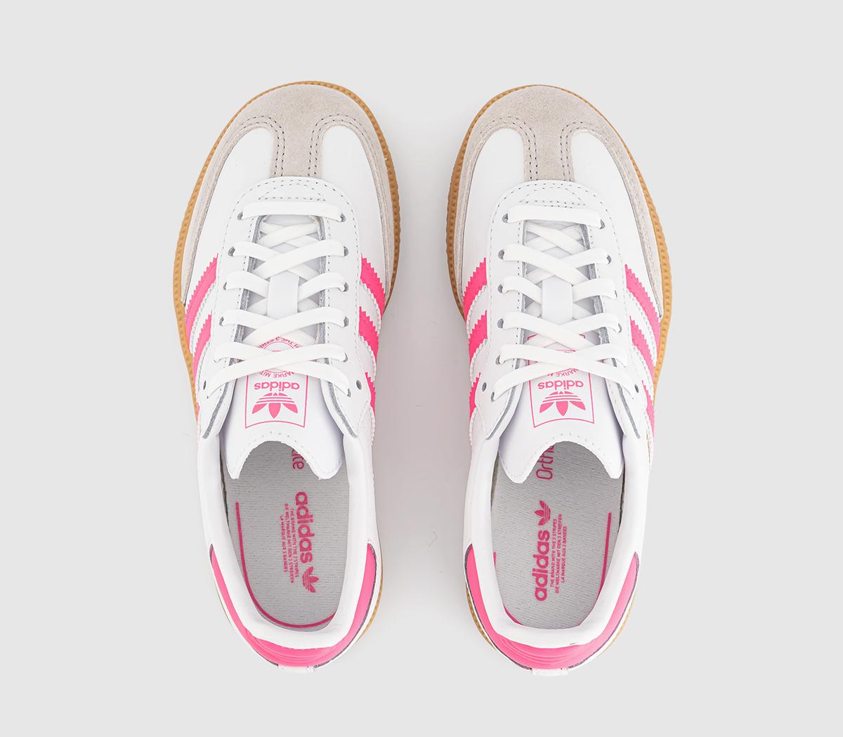 adidasSamba OG Youth TrainersWhite Lucid Pink Gum