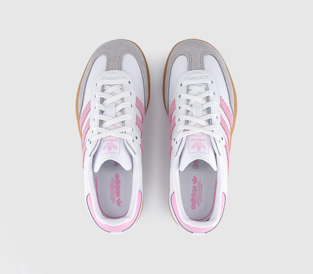 adidasSamba OG Youth TrainersWhite Light Pink Gum
