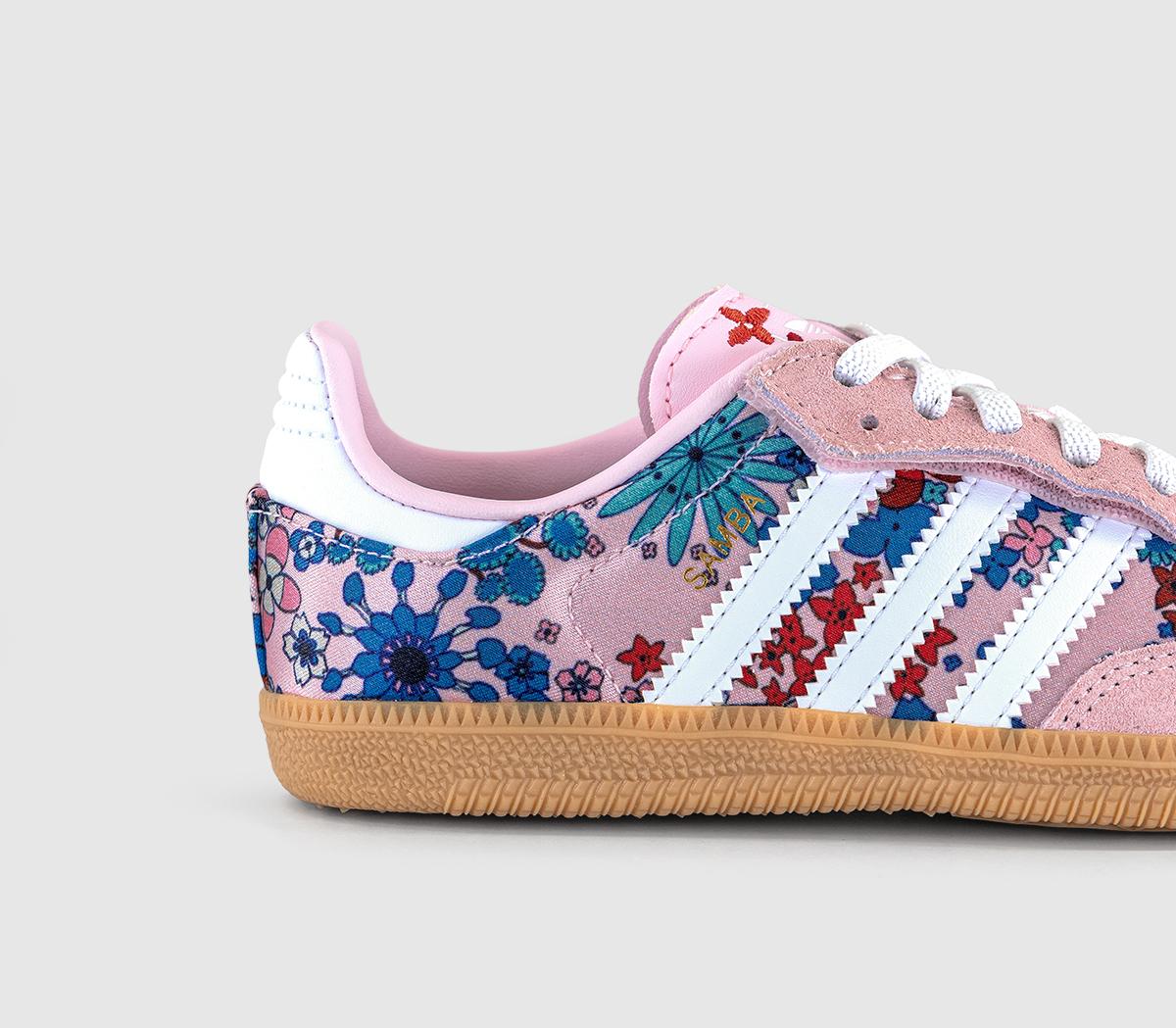 adidasSamba OG Youth TrainersClear Pink White Liberty