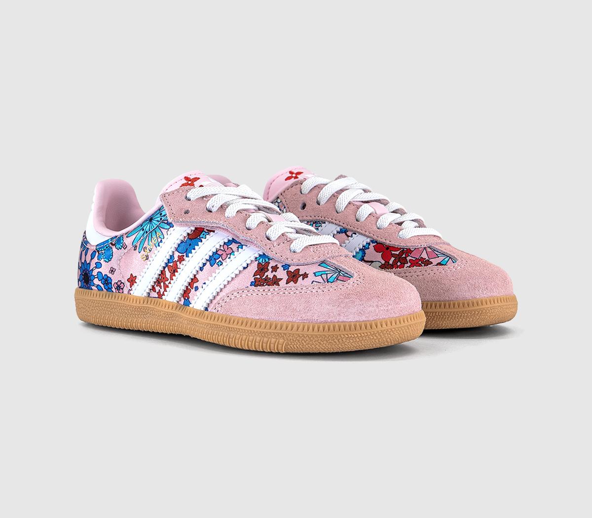 adidasSamba OG Youth TrainersClear Pink White Liberty