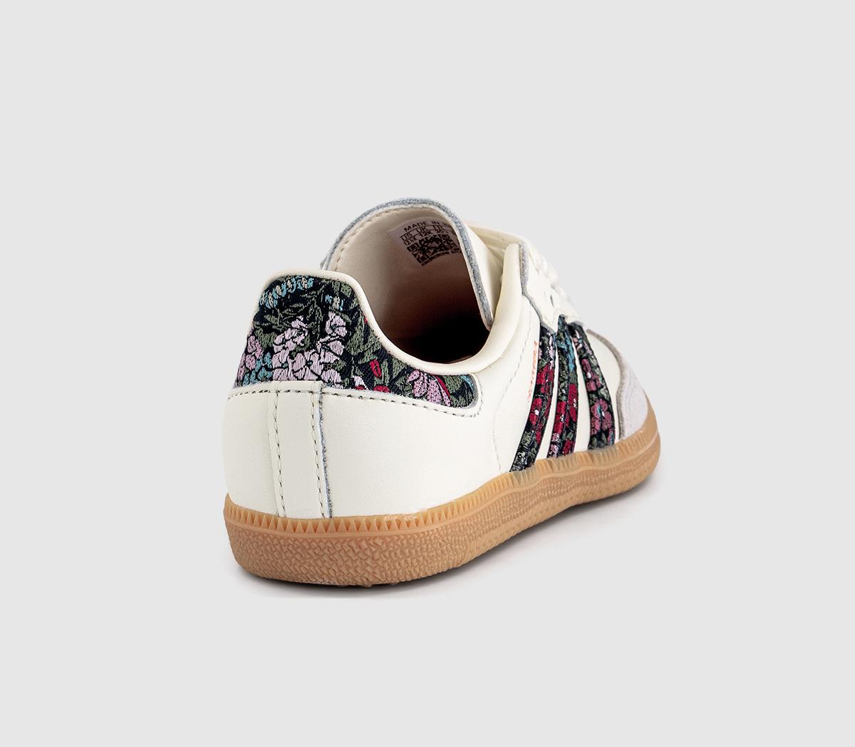 adidasSamba OG Youth TrainersLiberty Cream White Dual Magenta