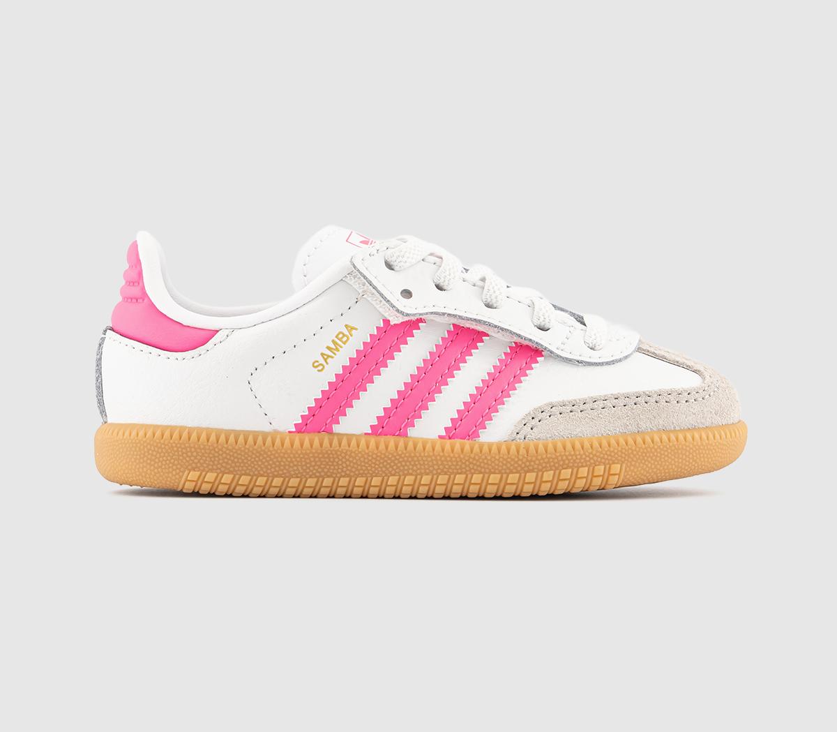 adidasSamba OG Infant Trainers adidasSamba OG Infant TrainersWhite Lucid Pink Gum