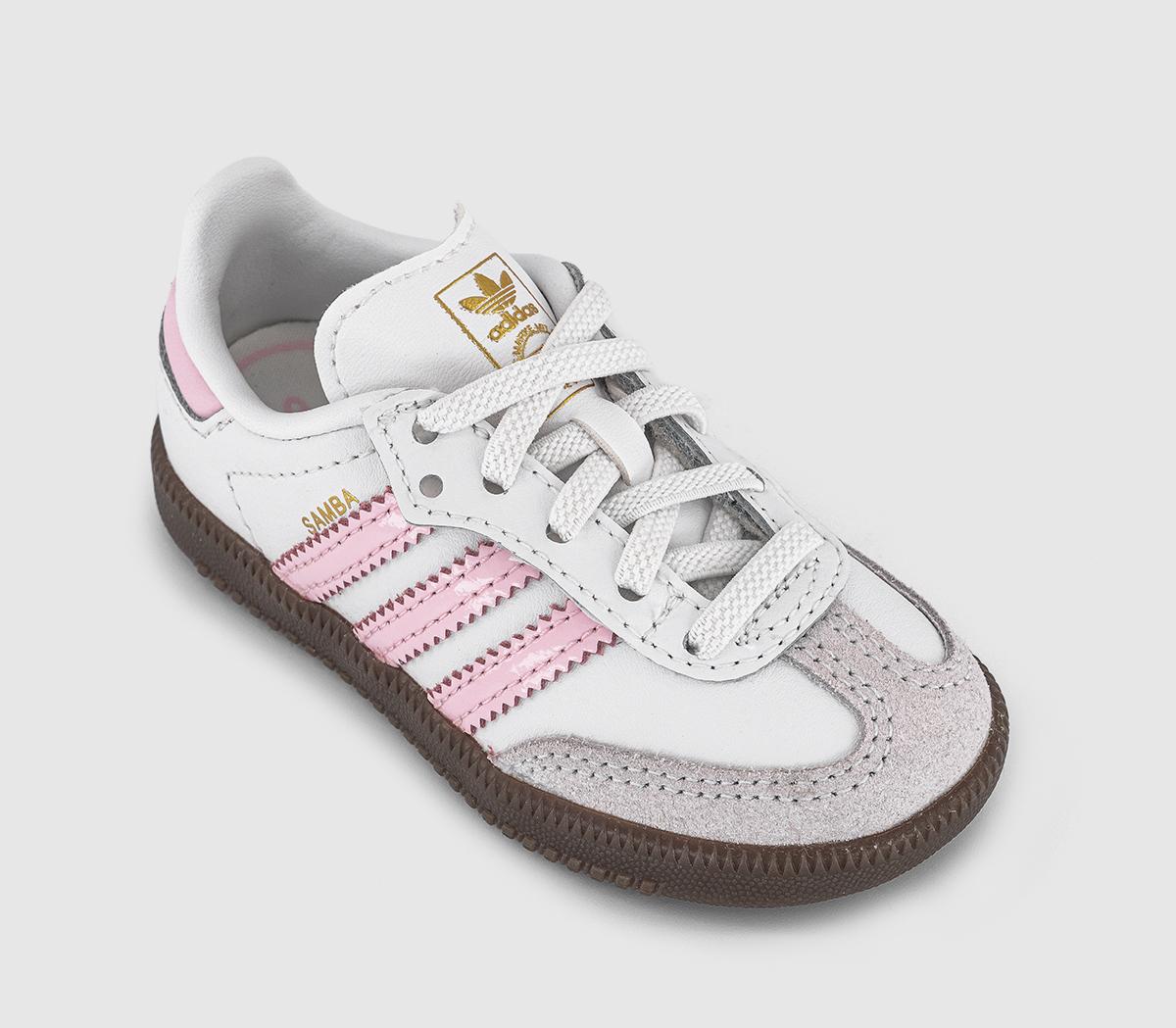 adidasSamba OG Infant Trainers adidasSamba OG Infant TrainersWhite Clear Pink Gum