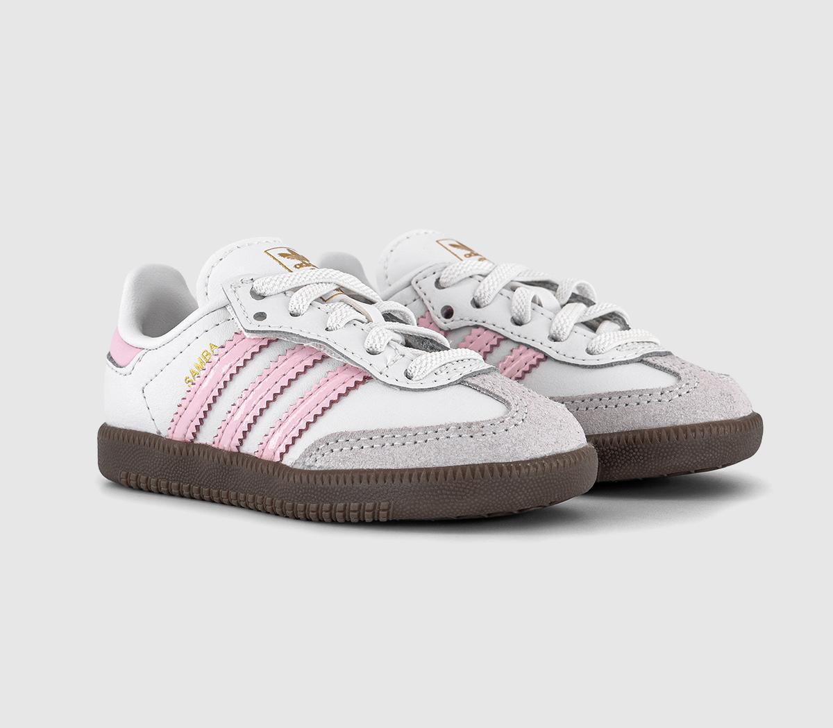 adidasSamba OG Infant Trainers adidasSamba OG Infant TrainersWhite Clear Pink Gum