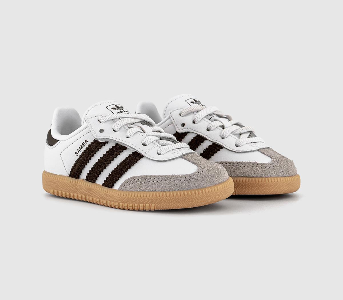 adidasSamba OG Infant TrainersWhite Aurora Cofee Gum