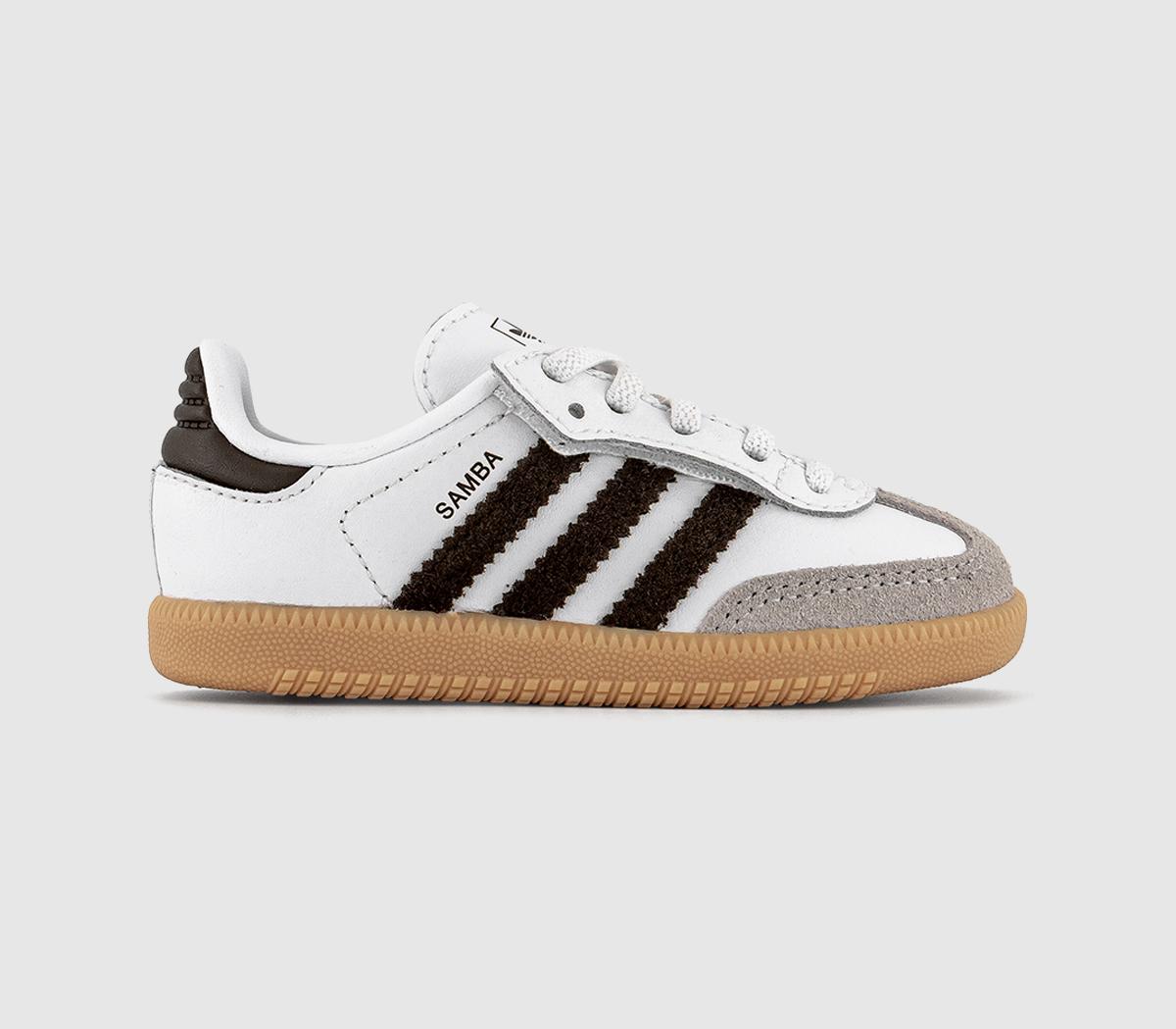 Adidas Samba Og  Trainers Aurora Cofee Gum White in Kids  Size 9, Office Shoes