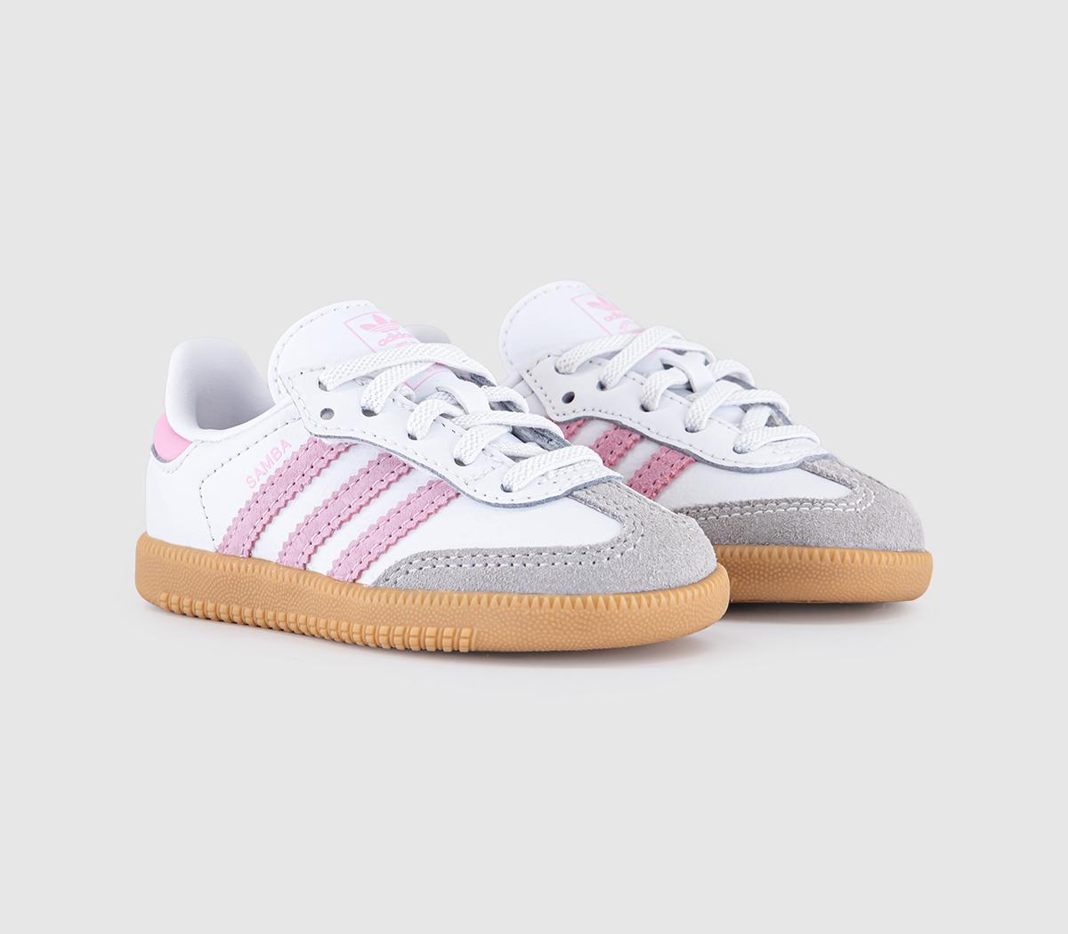 adidasSamba OG Infant TrainersWhite Light Pink Gum
