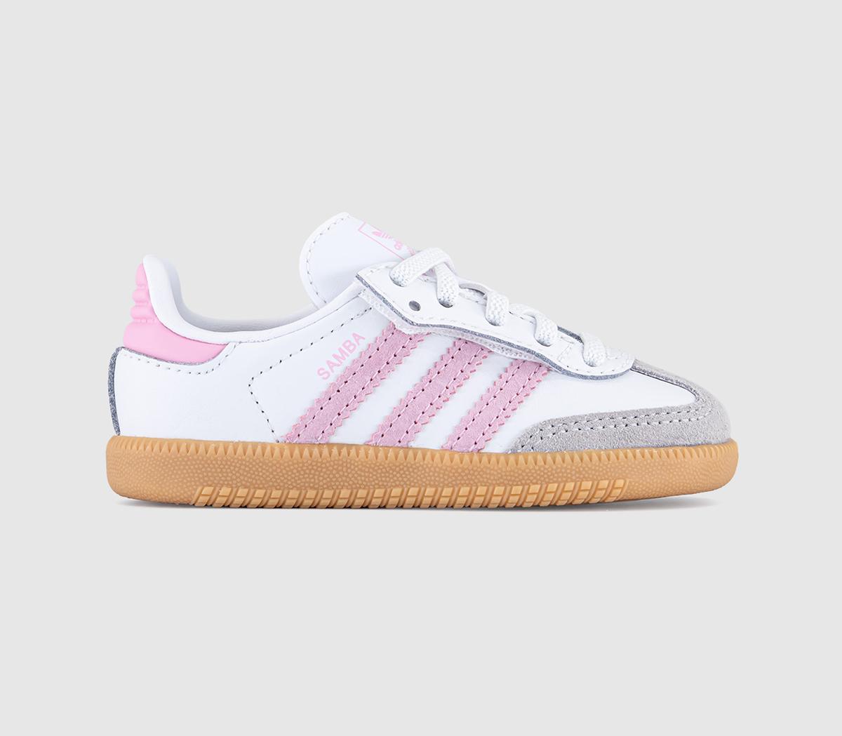 Adidas Samba Og  Trainers Light Pink Gum White in Kids  Size 7, Office Shoes