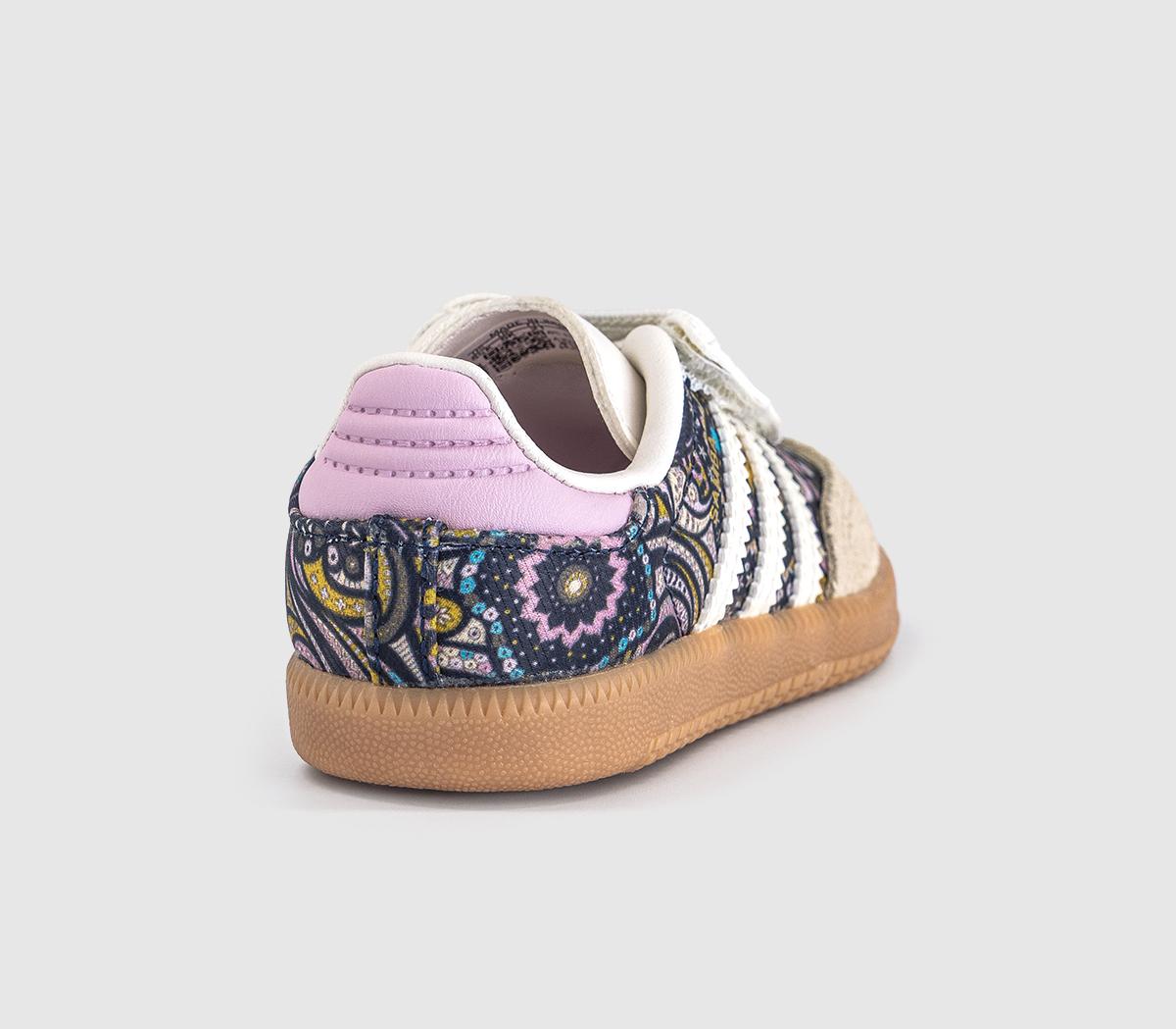 adidasadidas x Liberty London Samba OG Infant TrainersWhite Orchid Fusion Liberty