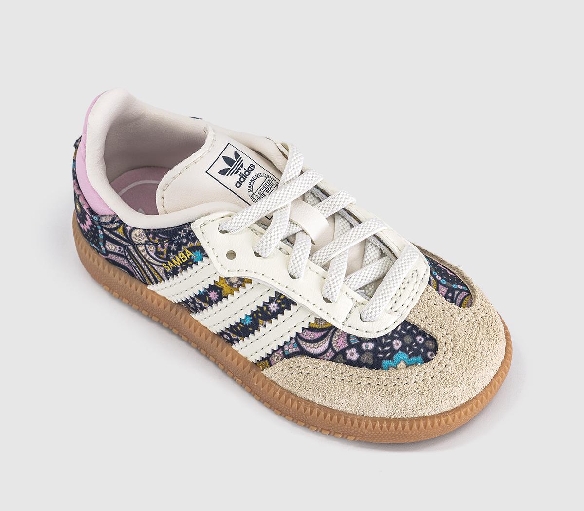 adidasadidas x Liberty London Samba OG Infant TrainersWhite Orchid Fusion Liberty