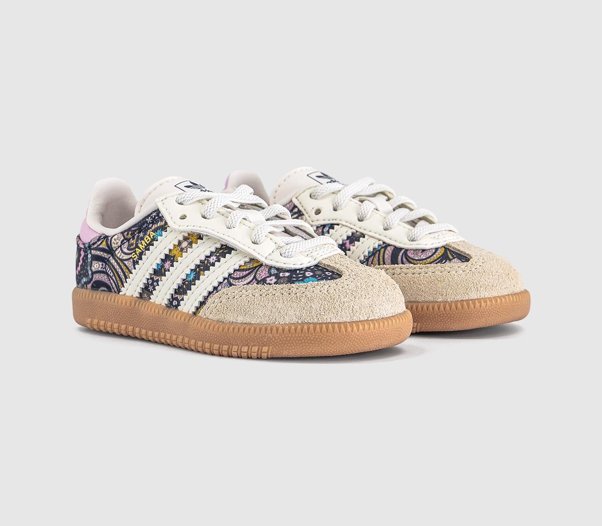 adidasadidas x Liberty London Samba OG Infant TrainersWhite Orchid Fusion Liberty