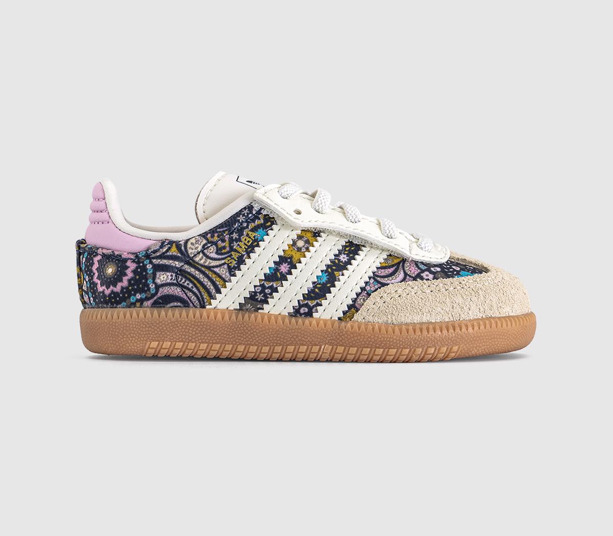 adidasadidas x Liberty London Samba OG Infant TrainersWhite Orchid Fusion Liberty