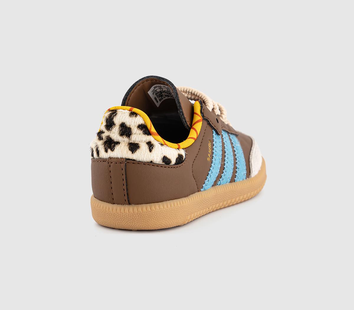 adidas Samba OG Toy Story Infant Trainers adidas Samba OG Toy Story Infant Trainers Preloved Brown Preloved Blue Alumina