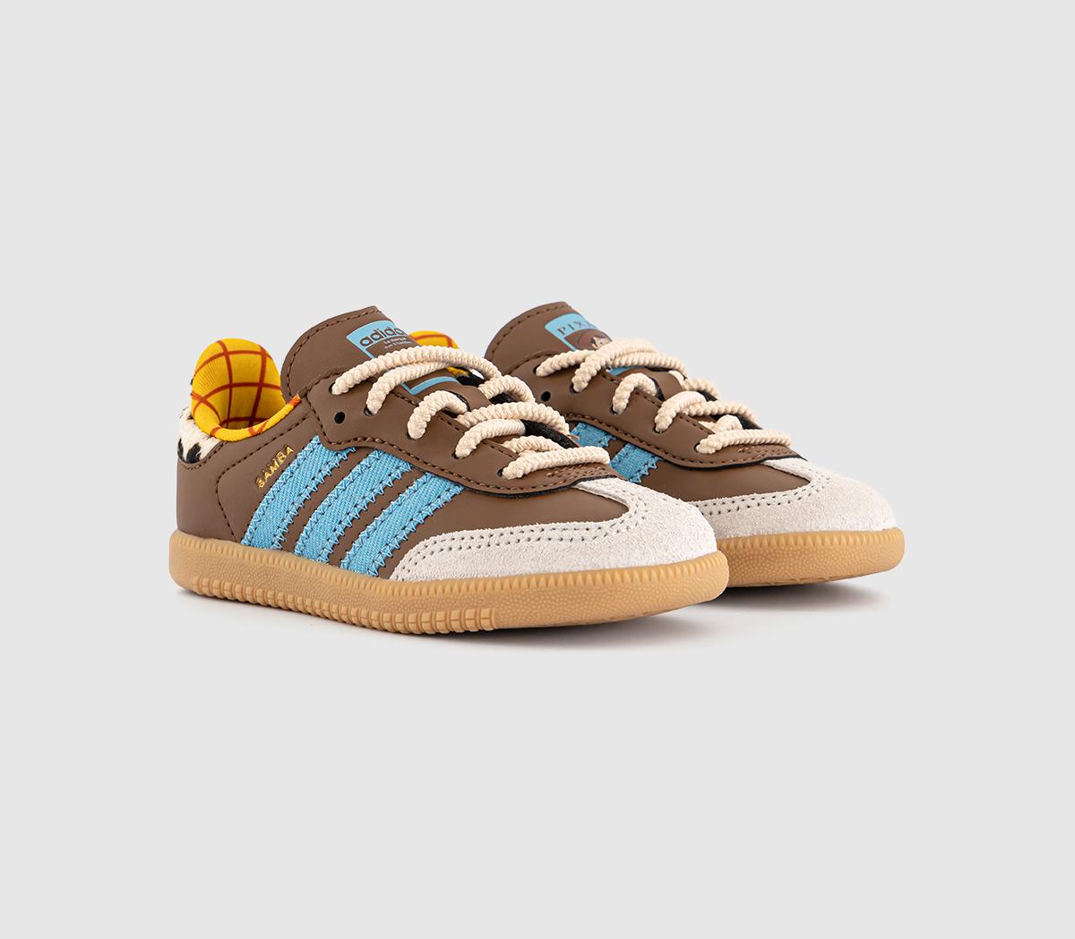 adidas Samba OG Toy Story Infant Trainers adidas Samba OG Toy Story Infant Trainers Preloved Brown Preloved Blue Alumina