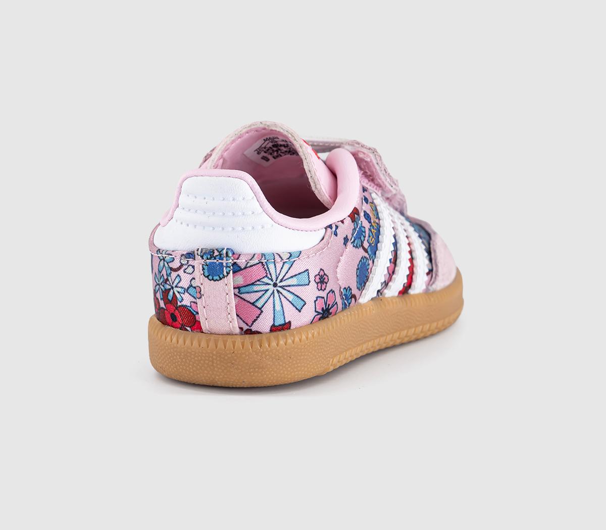adidasSamba OG Infant TrainersClear Pink White Liberty