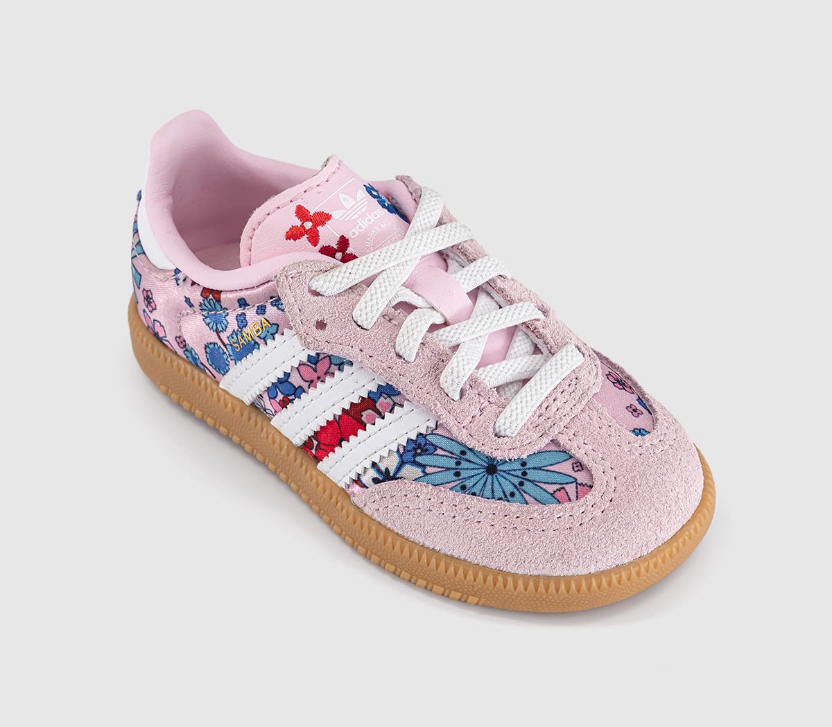 adidasSamba OG Infant TrainersClear Pink White Liberty