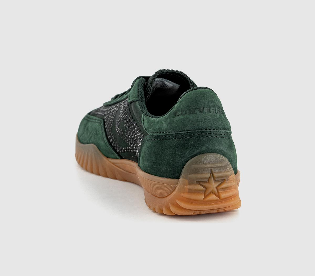 ConverseRun Star TrainersSwarovski Deep Emerald White Multi