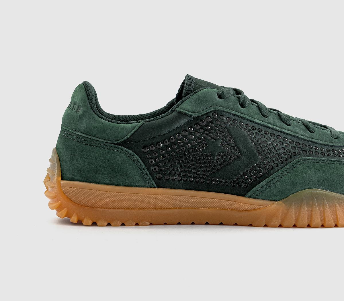 ConverseRun Star TrainersSwarovski Deep Emerald White Multi