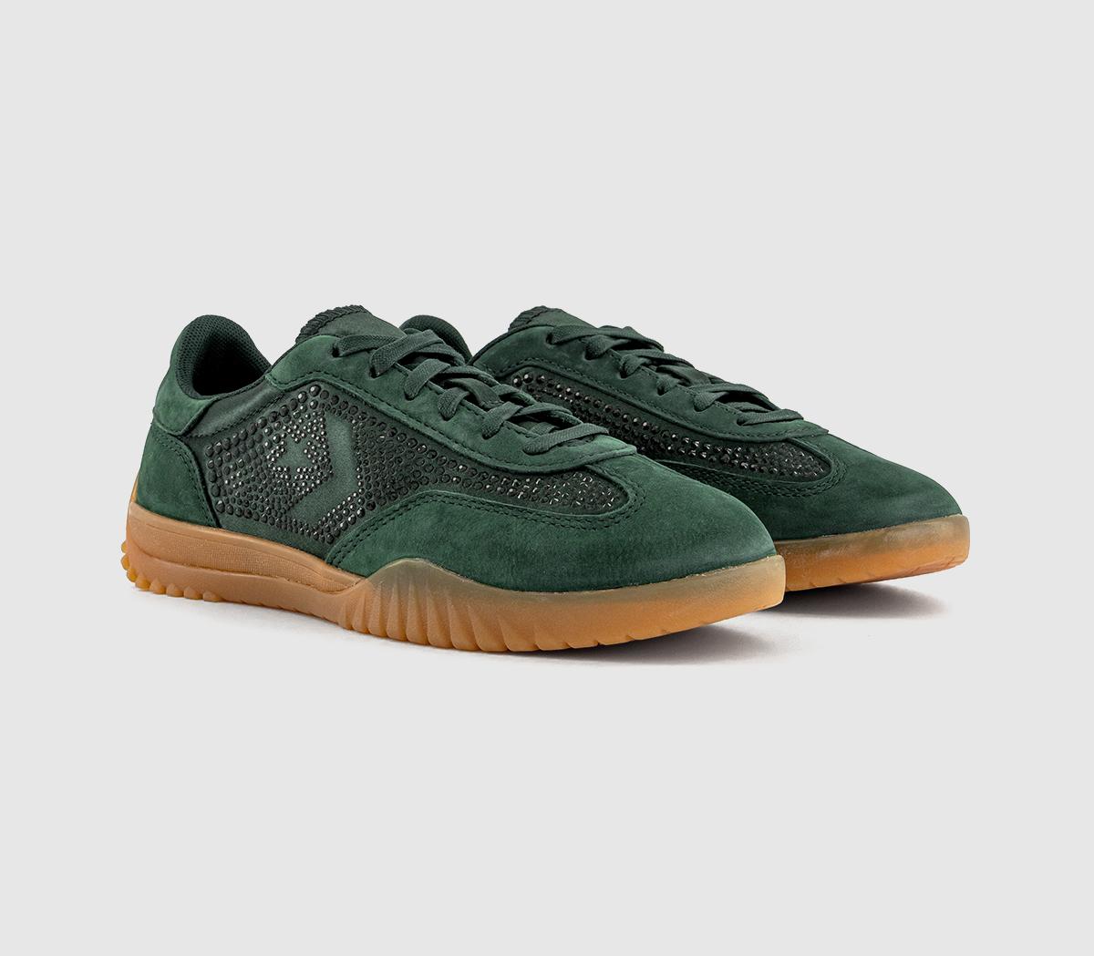 ConverseRun Star TrainersSwarovski Deep Emerald White Multi