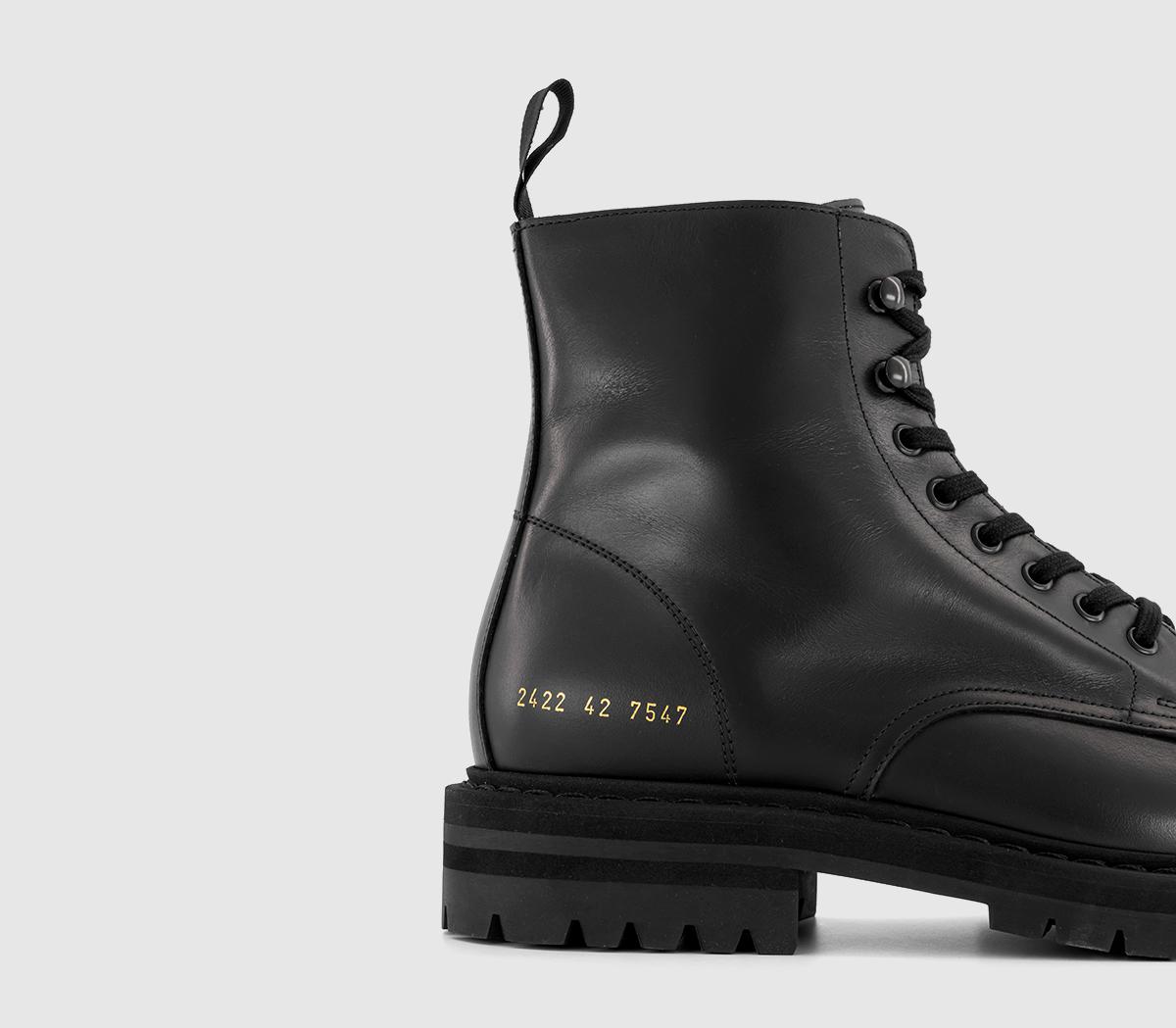 Common ProjectsCombat BootsBlack Leather