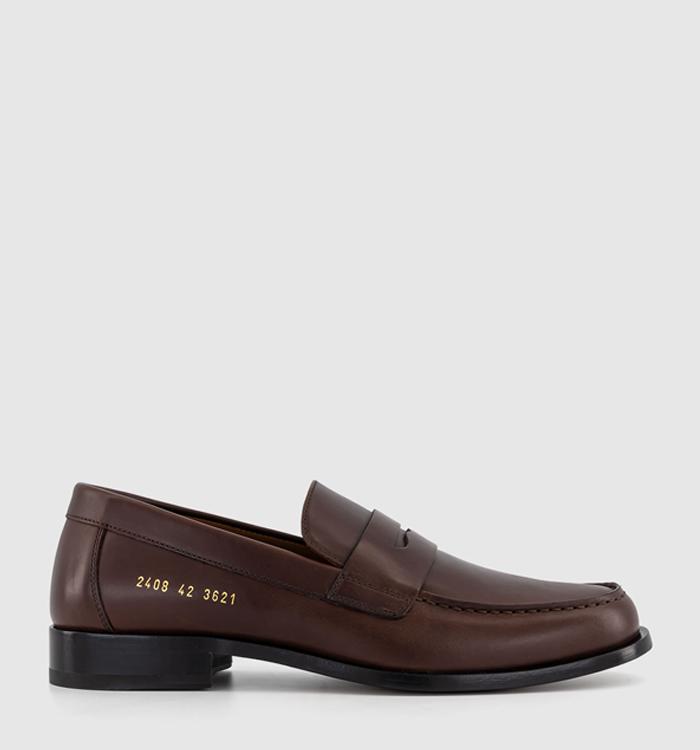 Common Projects Loafers Brown Leather