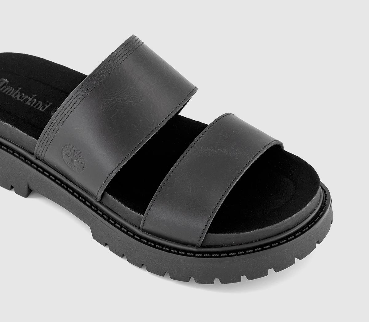 TimberlandClairemont Way 2 Band Slides TimberlandClairemont Way 2 Band SlidesBlack Full Grain