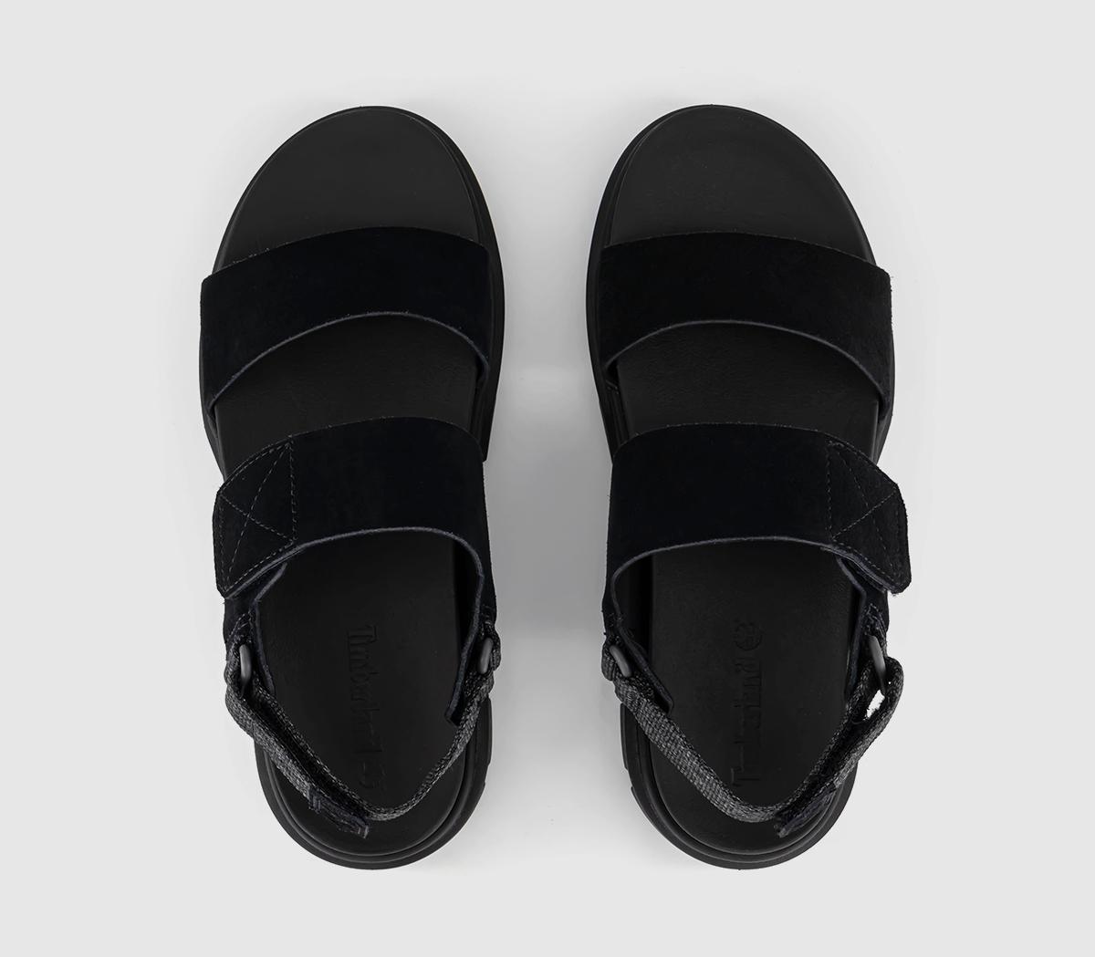 Timberland Greyfield Sandal 2-Strap Sandals Black - Women’s Sandals