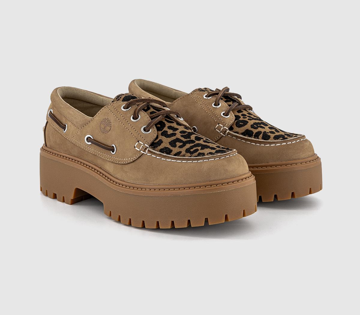 TimberlandStone Street Boat ShoesMedium Beige Nubuck