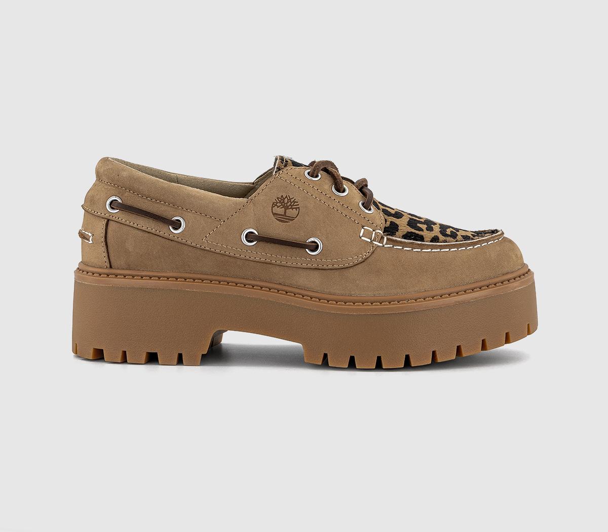 TimberlandStone Street Boat ShoesMedium Beige Nubuck