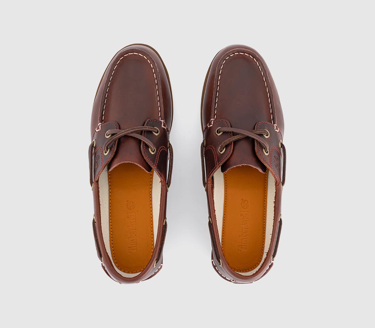 Timberland Timberland Classic Boat Shoes Timberland Timberland Classic Boat Shoes Burgundy Full Grain