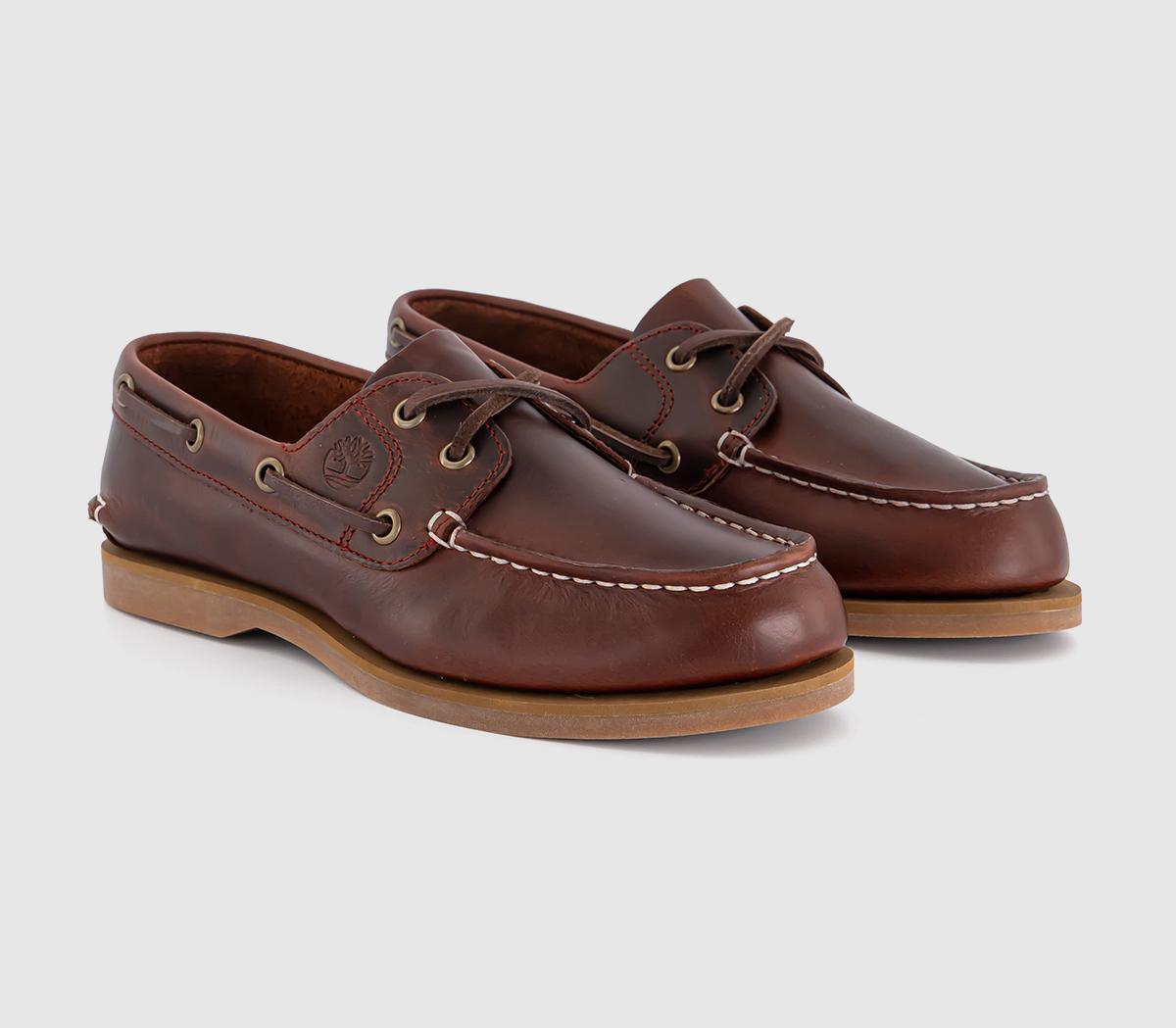TimberlandTimberland Classic Boat ShoesBurgundy Full Grain
