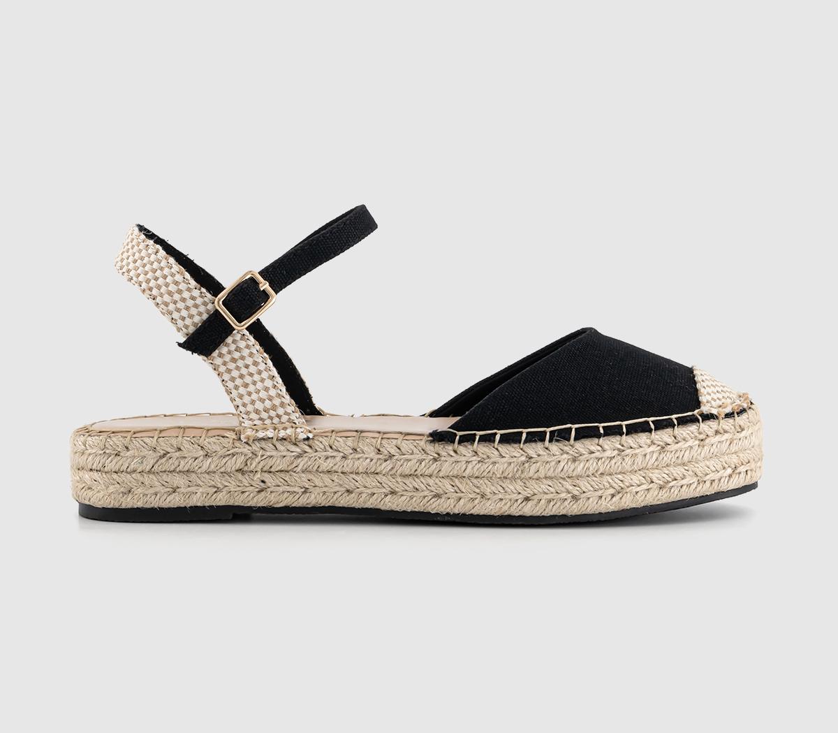 Sadie Closed Toe Flatform Espadrilles