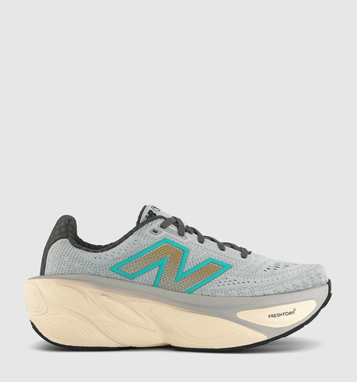 New Balance Fresh Foam X More V5 Trainers Grey Yellow