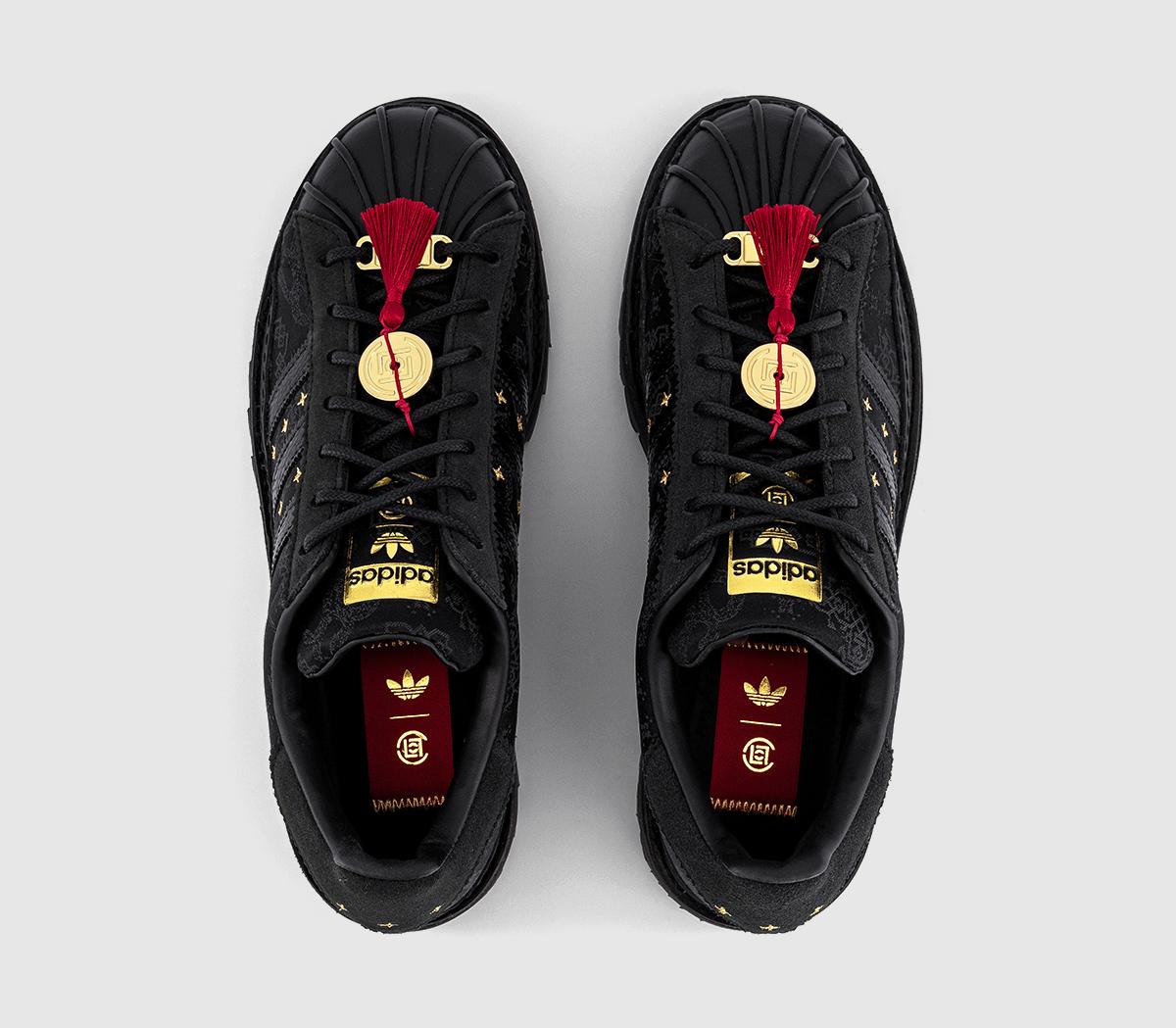 adidasEC Clot Superstar TrainersBlack Cny