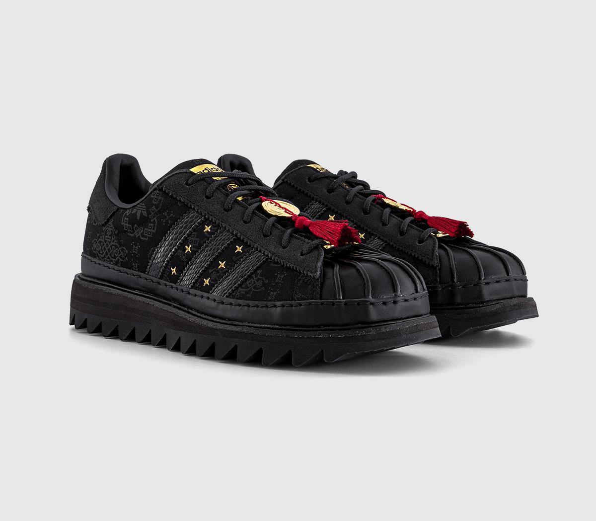 adidasEC Clot Superstar TrainersBlack Cny