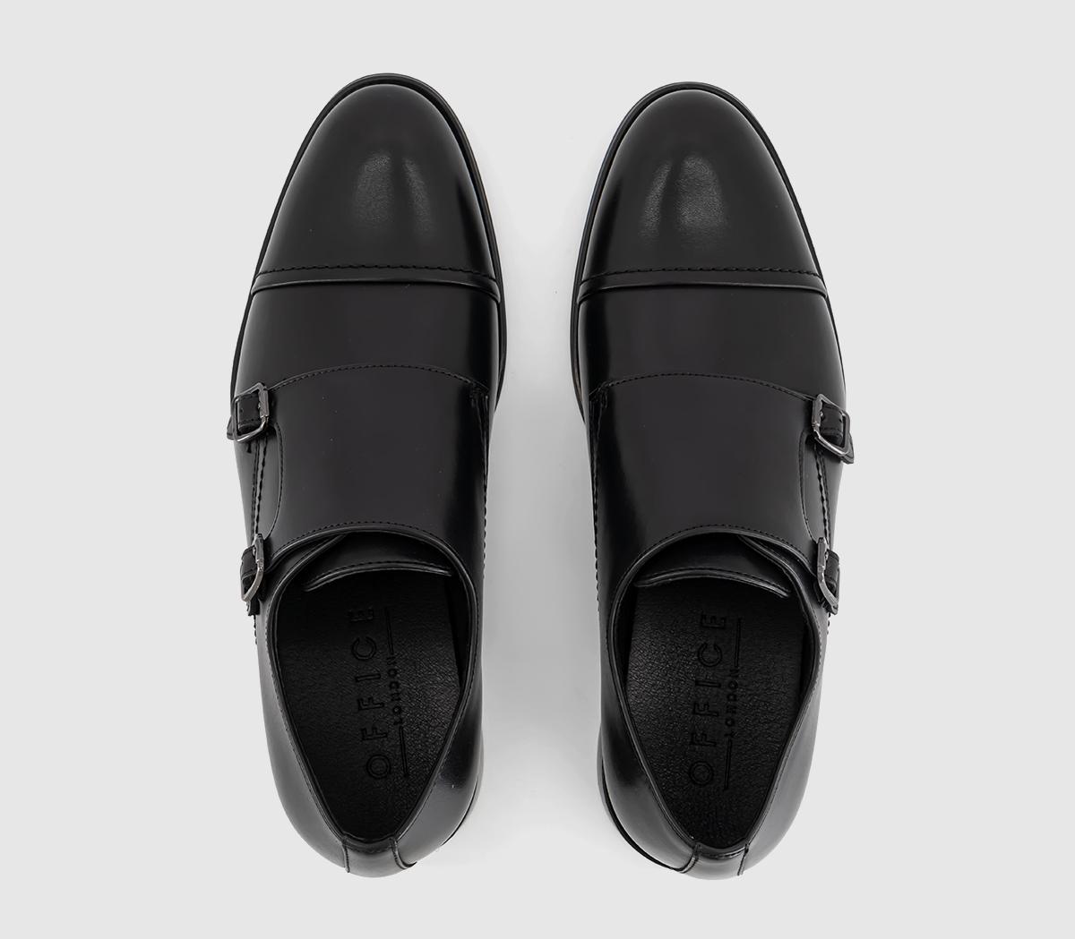 OFFICEMilbourne 2 Double Monk Strap Shoes OFFICEMilbourne 2 Double Monk Strap ShoesBlack